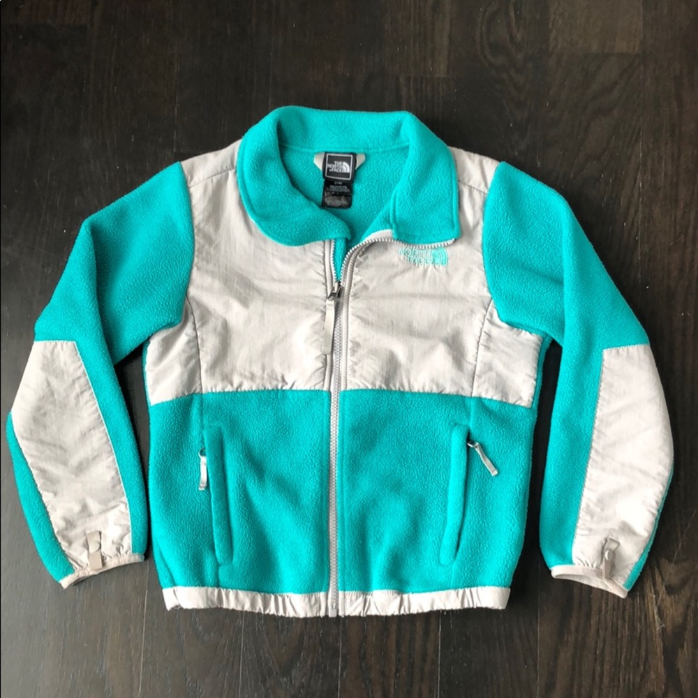North Face girls fleece Denali jacket 7/8